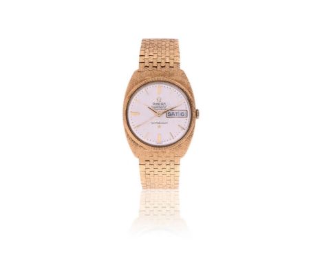 
	
		OMEGA, CONSTELLATION 
		A GOLD COLOURED BRACELET WATCH WITH DAY AND DATE, CIRCA 1970
		Movement: Cal. 751, automatic, 24