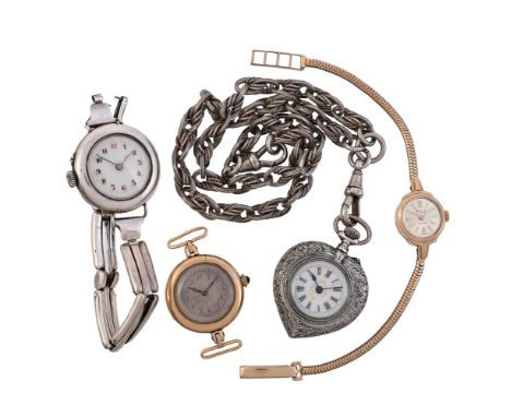 
	
		AVIVA 
		A LADY'S 9 CARAT GOLD BRACELET WATCH, CIRCA 1964
		Movement: Swiss manual wind, 17 jewels
		Case: 9 carat gold 