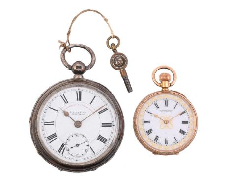 
	
		S. SHIERS &amp; CO., BLACKPOOL 
		A GOLD COLOURED KEYLESS WIND OPEN FACE POCKET WATCH, NO. 232647
		Movement: Swiss cyli