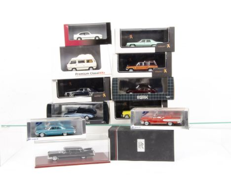 Modern 1:43 Models, including Premium X (5), Premium ClassiXXs, Matrix Scale Models (2), TSM, Ixo, Spark Models (2), in origi