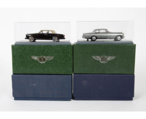 Neo 1:43 Bentley &amp; Rolls-Royce Scale Models, including Bentley Corniche 44146, Rolls-Royce Camargue 44213, Bentley Cornic