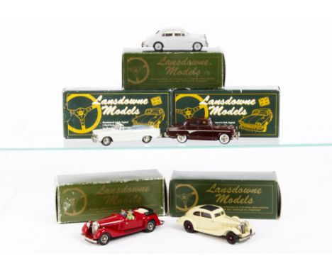 Lansdowne 1/43 White Metal Models, LDM.27x Jensen Phaeton ~Cary Grant~, LDM.3 MG Magnette, LDM.12 Austin A105, LDM.13 Hillman