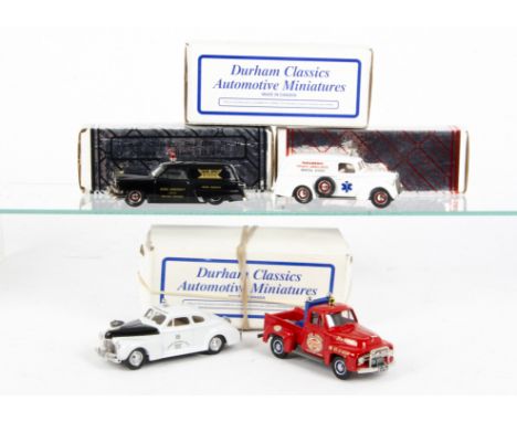 Durham Classics 1/43 White Metal Models, 54 Ford Courier Van ~Avro Arrow~, 39 Ford Panel Van Ambulance, 41 Chevrolet Ontario 