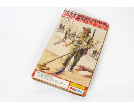 Vintage Palitoy Action Man Royal Engineers Outfit, Cat No.34374, part of ~The Soldiers~ range, sealed in original book packag