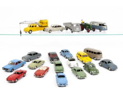 Playworn/Repainted Märklin Diecast, including 8022 BMW 507 Touring Sport, 5524/4 Ford Taunus 15M, 8015 Borgward Isabella, 802