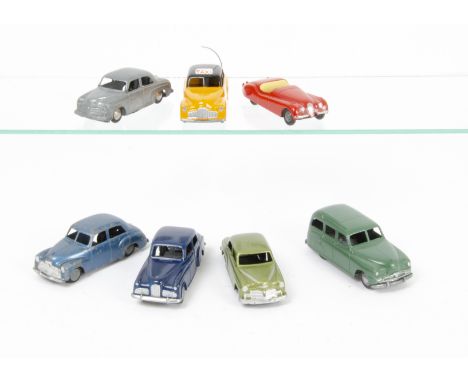 Restored/Repainted Micro Models Australia, GB/1 Vauxhall Velox (2), GB/9 Holden Sedan Taxi, GB/3 Jaguar Sports XK 120, GB/10 
