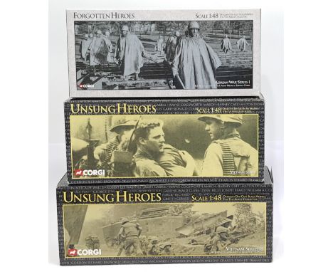 Corgi Unsung Heroes &amp; Forgotten Heroes, 1:48 scale, a boxed Helicopter&nbsp;group. &nbsp;Although unchecked for completen