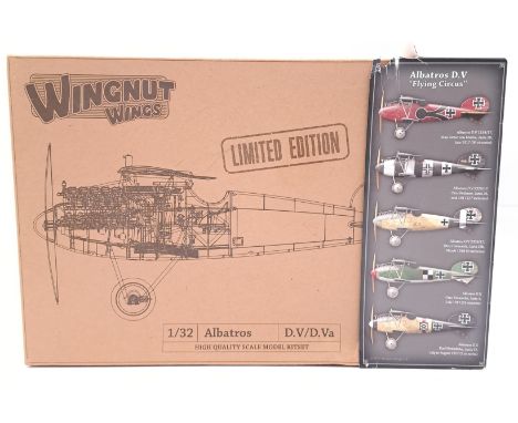 Wingnut Wings (New Zealand) a boxed 1:32 scale #32905 Albatros D.V "Flying Circus" Limited Edition which comes complete with 
