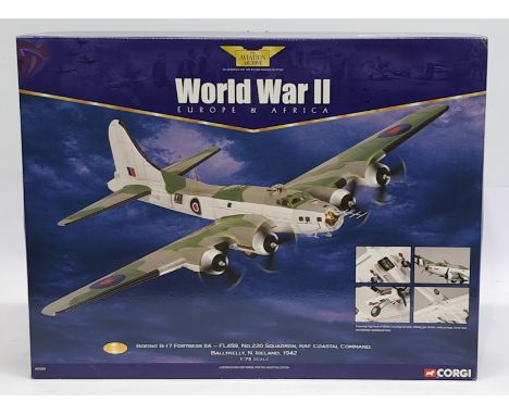 Corgi Aviation Archive World War II Europe &amp; Africa AA33303 Boeing B-17 Fortress IIA FL459, 1:72 scale, Aircraft, boxed.&