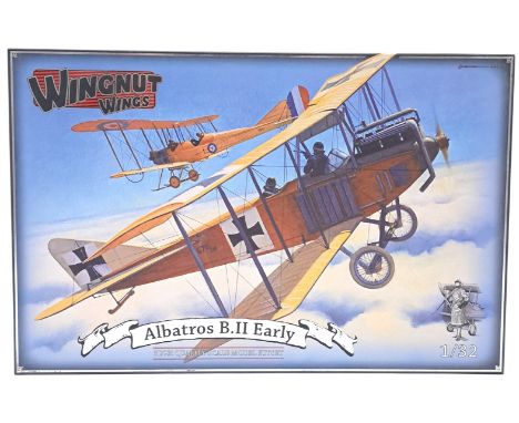 Wingnut Wings (New Zealand) a boxed 1:32 scale #32046 Albatros B.II "Early" which comes complete with information/instruction