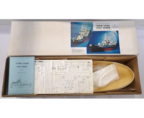 MMMA, a 1:24 Scale "Loyal" Class Fleet Tender Model Kit. Although unchecked for completeness condition appears generally Exce