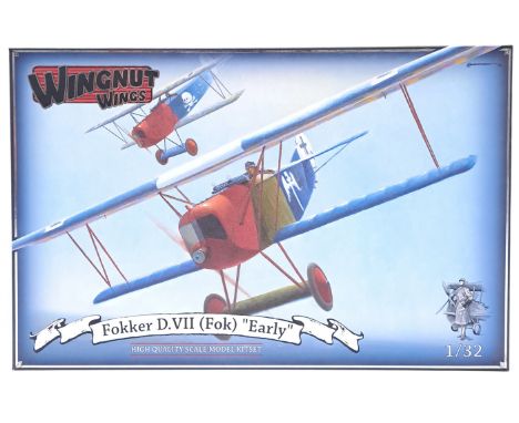 Wingnut Wings (New Zealand) a boxed 1:32 scale #32067 Fokker D.VII (Fok) "Early" which comes complete with information/instru