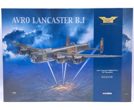 Corgi Aviation Archive boxed 1:72 scale AA32601 Avro Lancaster R5868 PO-S 467 Sqn. Conditions although not checked for comple
