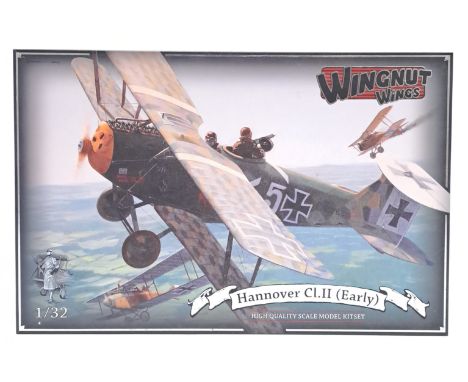 Wingnut Wings (New Zealand) a boxed 1:32 scale #32079 Hannover Cl.II "Early" which comes complete with information/instructio