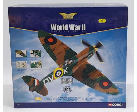 Corgi Aviation Archive World War II Europe &amp; Africa AA33902 Supermarine Spitfire MLI P9386 / QV-K, 1:32 scale, Aircraft, 