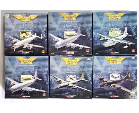 Corgi Aviation Archive boxed group of 1:144 scale (Military Series) to include AA48801 Short S.25 Sunderland V (RAF Coastal C
