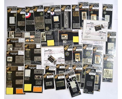 Wingnut Wings (New Zealand) a quantity of factory sealed 1:32 scale decal/detail sets produced by HGW Models (Czech) which in