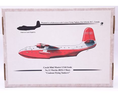 Czech Mini Master No.12, a boxed 1:144 scale resin aircraft kit comprising of Martin JRM-3 Mars "Coulson Flying Tankers" whic