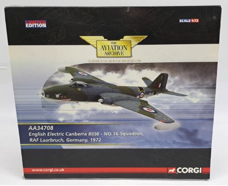 Corgi Aviation Archive AA34708 English Electric Canberra B(I)8 &ndash; No.16 Squadron, RAF Laarbruch, Germany, 1972, 1:72 sca
