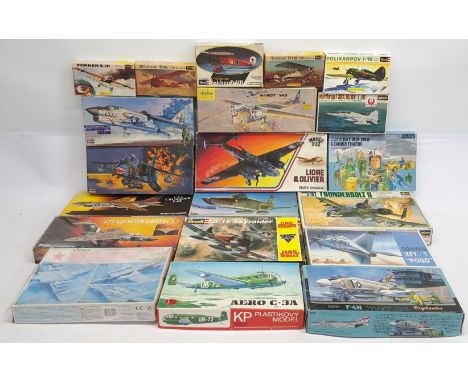 Revell, Heller &amp; similar,&nbsp;Model Kits, a boxed Aircraft &amp; related&nbsp;group.&nbsp; Includes A-1E Skyraider, Glos