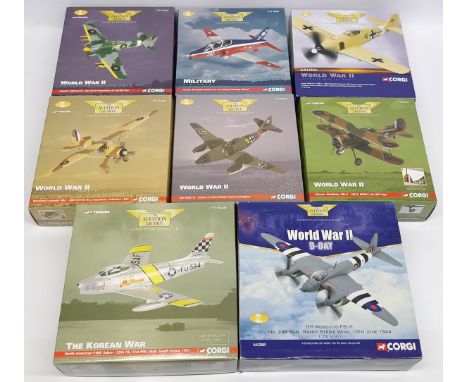 Corgi Aviation Archive, 1:72 scale, a boxed Aircraft group.&nbsp; Includes World War II D-Day DH Mosquito FB VI &amp; The Kor