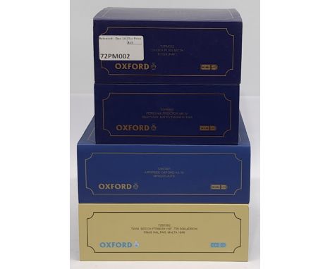 Oxford Diecast, 1:72 scale, a boxed Aircraft&nbsp;group. &nbsp;Includes&nbsp;72AO001 Airspeed Oxford AS.10 MP425/G-AITB &amp;