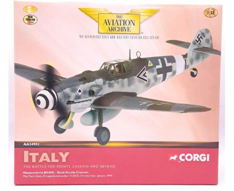 Corgi "Aviation Archive" a boxed 1:32 scale AA34902 (Italy - The Battle for Monte Cassino and Beyond) Messerschmitt BF109G "B