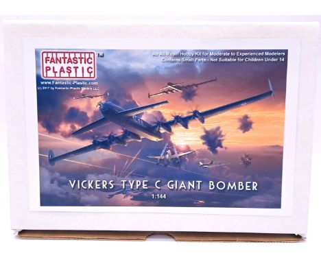 Fantastic Plastic a boxed 1:144 scale resin military aircraft kit comprising of Vickers Type C Giant Bomber. Hard to find and