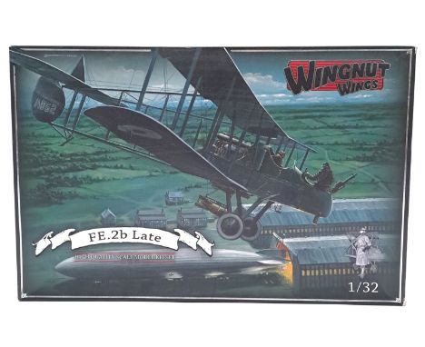 Wingnut Wings (New Zealand) a boxed 1:32 scale #32025 FE.2b Late Bi-plane which comes complete with information/instruction b