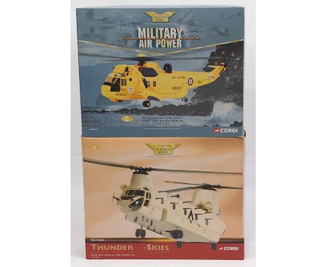 Corgi Aviation Archive Military Air Power &amp; Thunder in the Skies, 1:72 scale, a&nbsp;boxed Helicopter pair. &nbsp;Consist