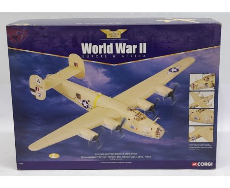 Corgi Aviation Archive World War II Europe &amp; Africa AA34003 Consolidated B-24D Liberator 'Strawberry Bitch', 376TH BG, Be