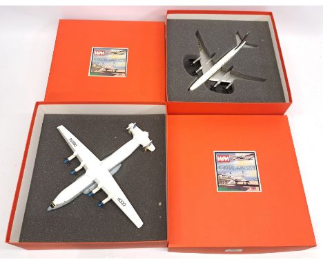 WM Classic Airliners, 1:200 scale Aircraft, a boxed pair. &nbsp;Consisting of CA 7A Tupolev TU-114 (Aeroflot) &amp; CA 17 Ant