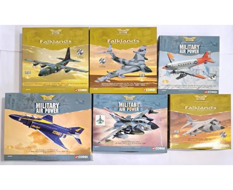 Corgi Aviation Archive boxed group of 1:72 &amp; 1:144 scale comprising of Falklands 20th Anniversary &amp; Military Air Powe