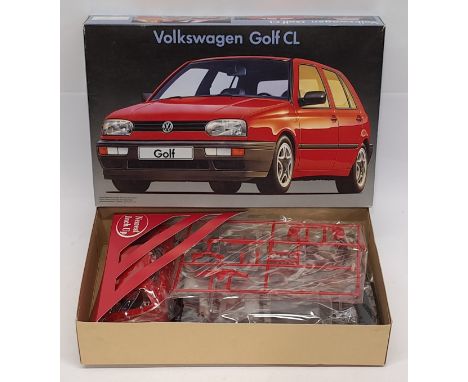 Fujimi Volkswagen Golf CL, 1:24 scale, Car Model Kit, boxed. &nbsp;Although unchecked for completeness (some small parts may 
