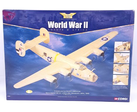 Corgi "Aviation Archive" a boxed 1/72nd scale AA34003 World War 2 Europe &amp; Africa - Consolidated B-24D Liberator "Strawbe