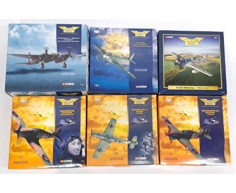 Corgi Aviation Archive Flying Aces &amp; similar, 1:72 scale, a boxed Aircraft group. &nbsp;Although unchecked for completene
