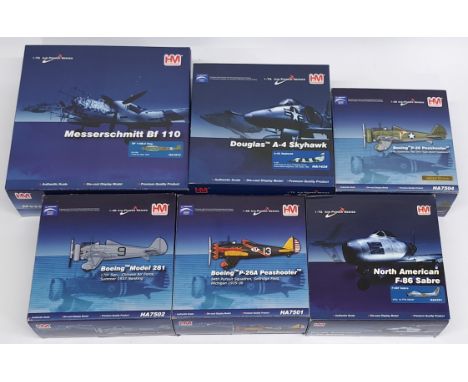 Hobby Master Air Power Series, 1:48 &amp; 1:72 scale, a boxed Aircraft&nbsp;group. &nbsp;Includes Messerschmitt Bf 110, Dougl