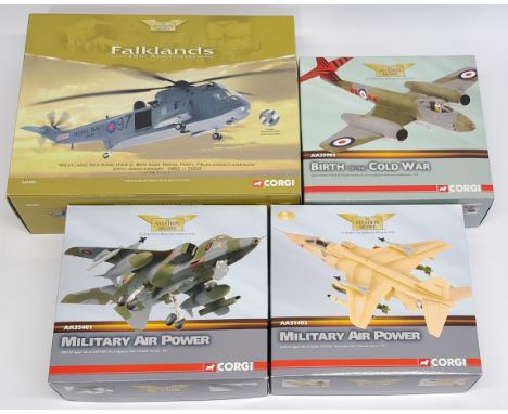 Corgi Aviation Archive Military Air Power &amp; similar, 1:72 scale, a boxed Aircraft group.&nbsp; Includes Falklands 20th An