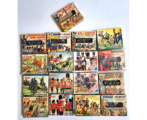 Airfix, a boxed HO &amp; OO scale soldiers group along with Farm Stock to include some earlier issues such as American Civil 
