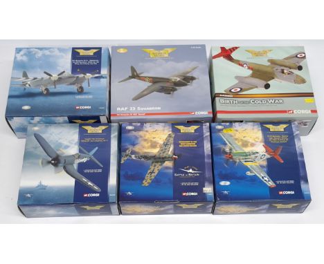 Corgi Aviation Archive Military, 1:72 scale, a boxed Aircraft group. &nbsp;Includes AA35002 Birth of the Cold War Gloster Met