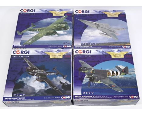 Corgi Aviation Archive Limited Edition, 1:72 scale, a boxed Aircraft&nbsp;group. &nbsp;Includes Bristol Beaufighter TF.X, Dor