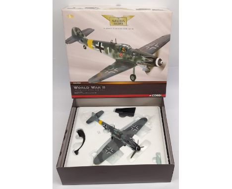 Corgi Aviation Archive AA34904 World War II Luftwaffe Over the East Messerschmitt BF109G-6, 1:72 scale, Aircraft, boxed. &nbs