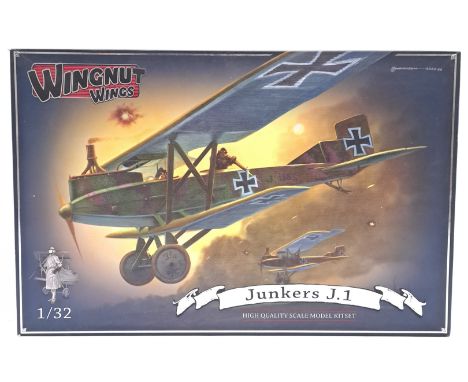 Wingnut Wings (New Zealand) a boxed 1:32 scale #32001 Junkers J.1 which comes complete with information/instruction booklet &