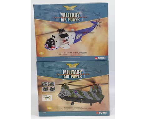 Corgi Aviation Archive Military Air Power, 1:72 scale, a&nbsp;boxed Helicopter pair. &nbsp;Consisting of AA34202 Boeing-Verto
