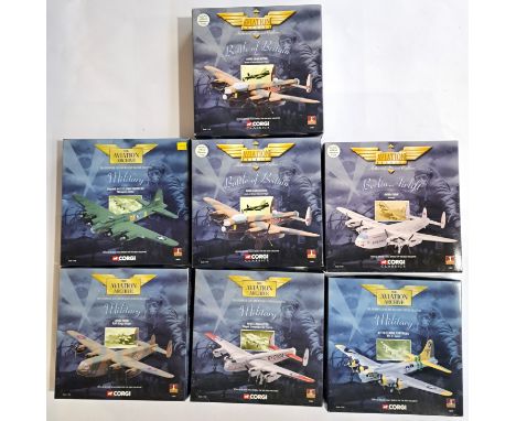 Corgi Aviation Archive boxed group of 1:144 scale (Military, Battle Of Britain &amp; Berlin Airlift Series) to include AA4730