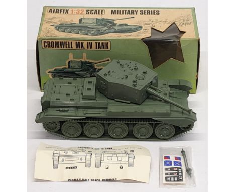 Airfix Military Series, 1:32 scale, Cromwell Mk.IV Tank, boxed. &nbsp;Although unchecked for completeness (some small parts m