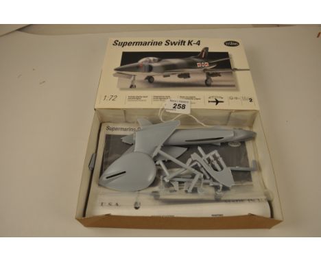 TESTORS 1:72 MODEL KIT 943 SUPERMARINE SWIFT K-4 APPEARS COMPLETE WITH INSTRUCTIONS BOXED