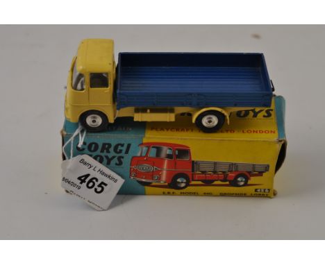 CORGI TOYS MODEL 456 ERF MODEL 44G DROPSIDE LORRY IN ORIGINAL BOX