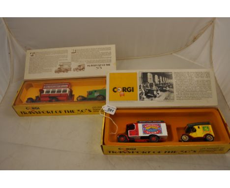 2 CORGI TRANSPORT OF THE 30S BOXED SETS 