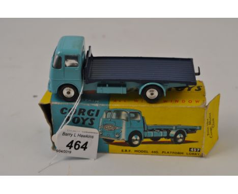 CORGI TOYS MODEL 457 ERF MODEL 44G PLATFORM LORRY IN ORIGINAL BOX